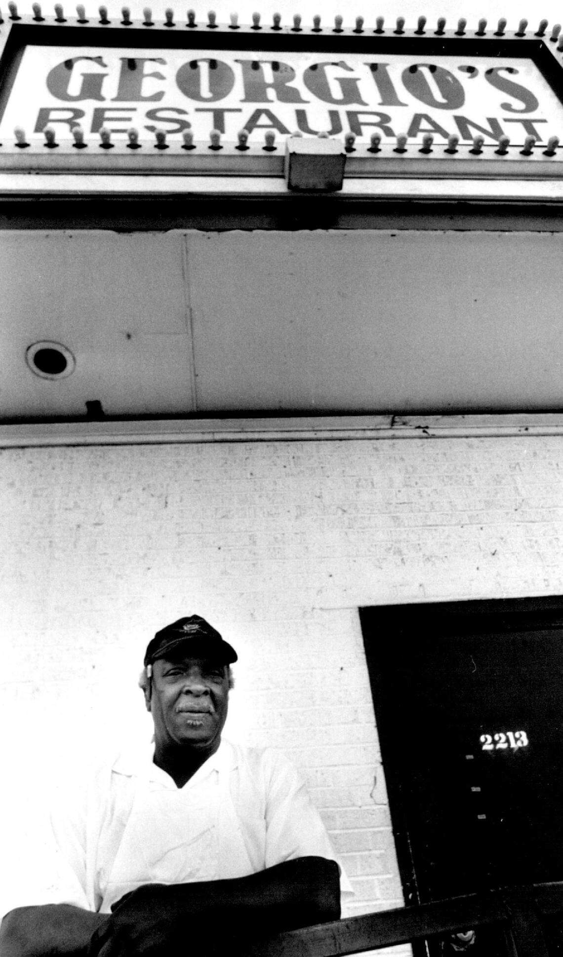 George Moore owned Georgio’s Restaurant until he closed it in 1991.