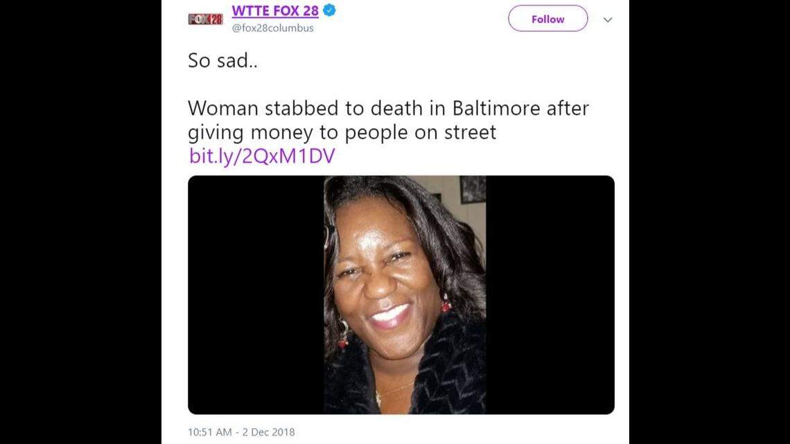 Jacquelyn Smith, 52, was killed after giving money to a woman from her passenger seat, police said.