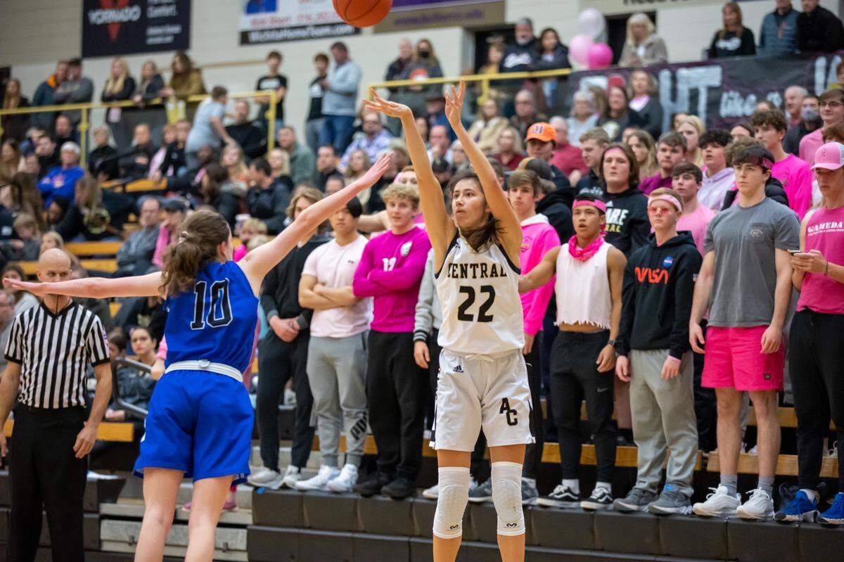 Andover Central’s Brittany Harshaw, a Creighton signee, has been one of the area’s top players this season.