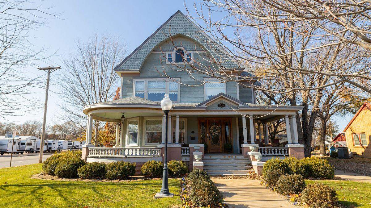 The historical Martha A. Kiefer House, which was designed by aviation mogul Lloyd Stearman’s father, is going up for auction in March.