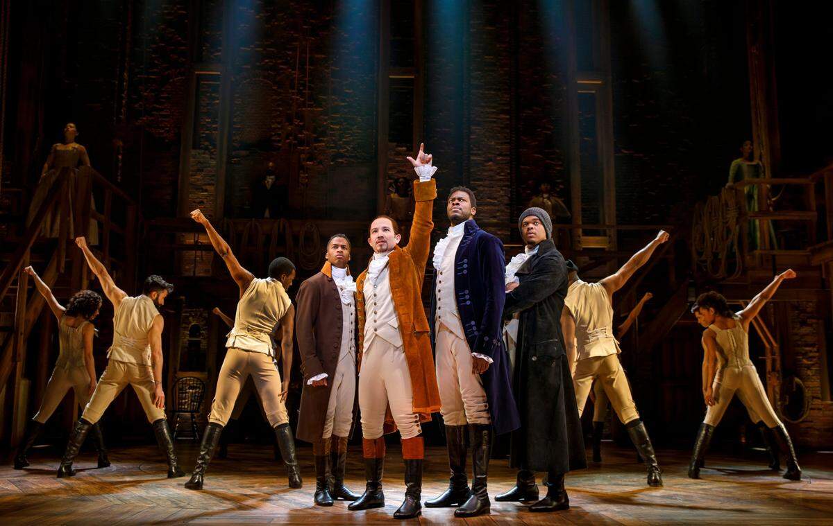 The national tour of "Hamilton" showed at Century II for 16 performances in June 2023.