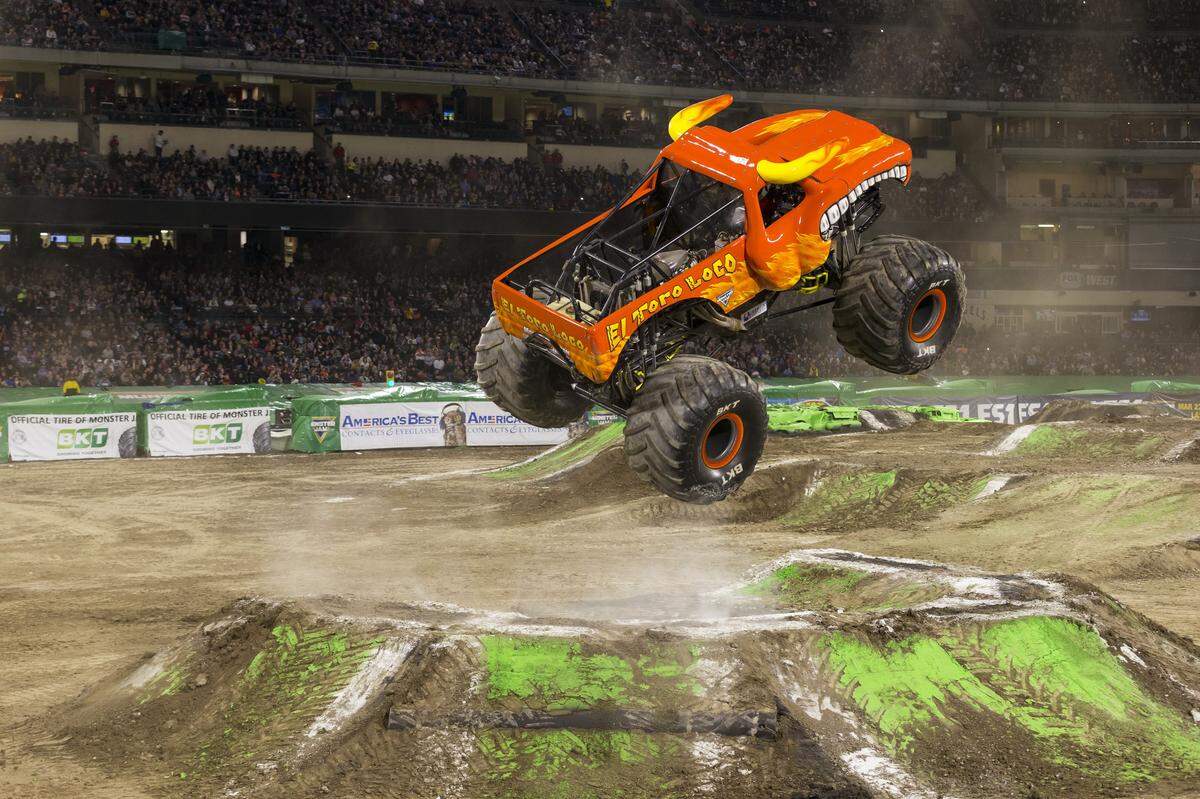 Monster Jam returns to Intrust Bank Arena this weekend.