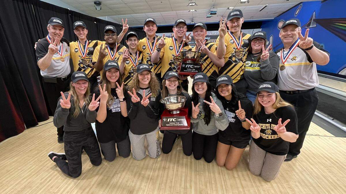 The Wichita State bowling program took home both the men’s and women’s national championships on Saturday night in Michigan. WSU holds the record for most national titles for both men and women.