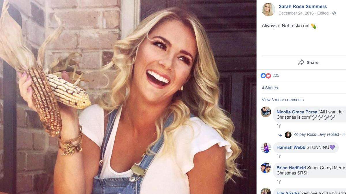 Sarah Rose Summers is the first Miss USA from Nebraska.