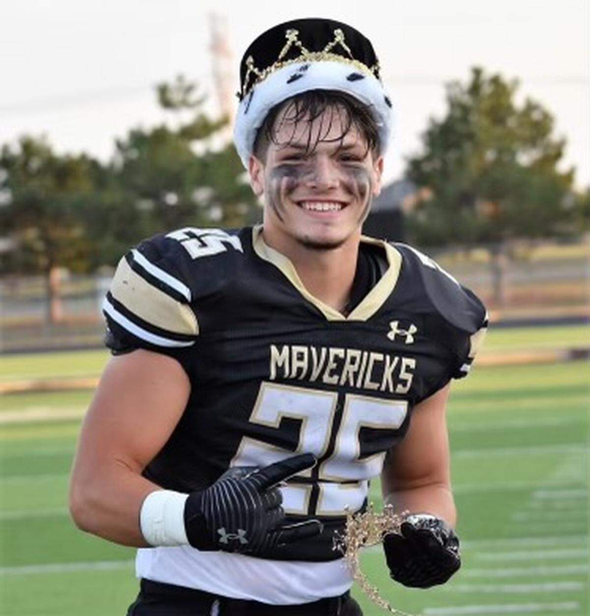 After not being able to look anyone in the eye as a child due to his social anxiety disorder, Maize South senior Evan Cantu has overcome the odds and was named his school’s Homecoming King earlier this season.