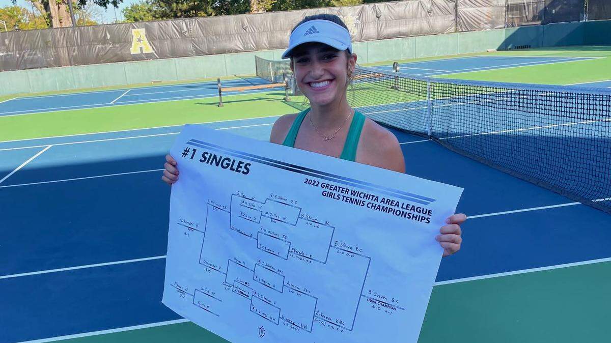 Bishop Carroll junior Brynn Steven won her second straight City League No. 1 singles title over the weekend.
