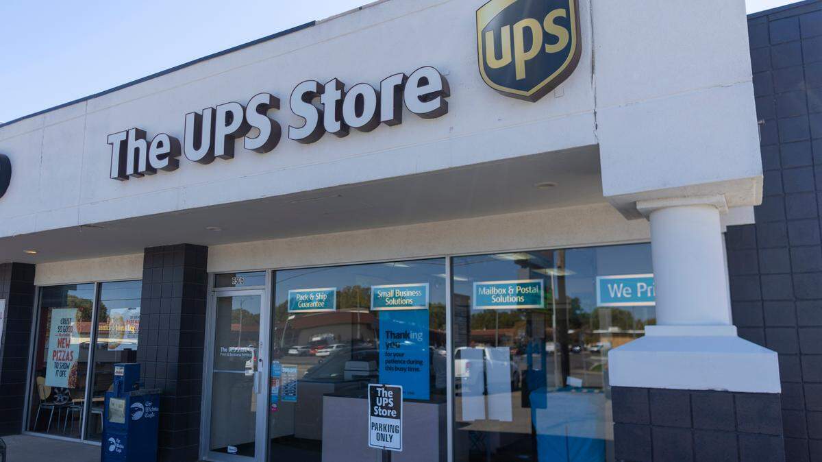 This UPS Store near the intersection of Central and Woodlawn soon will be moving across the road to Normandie Center.