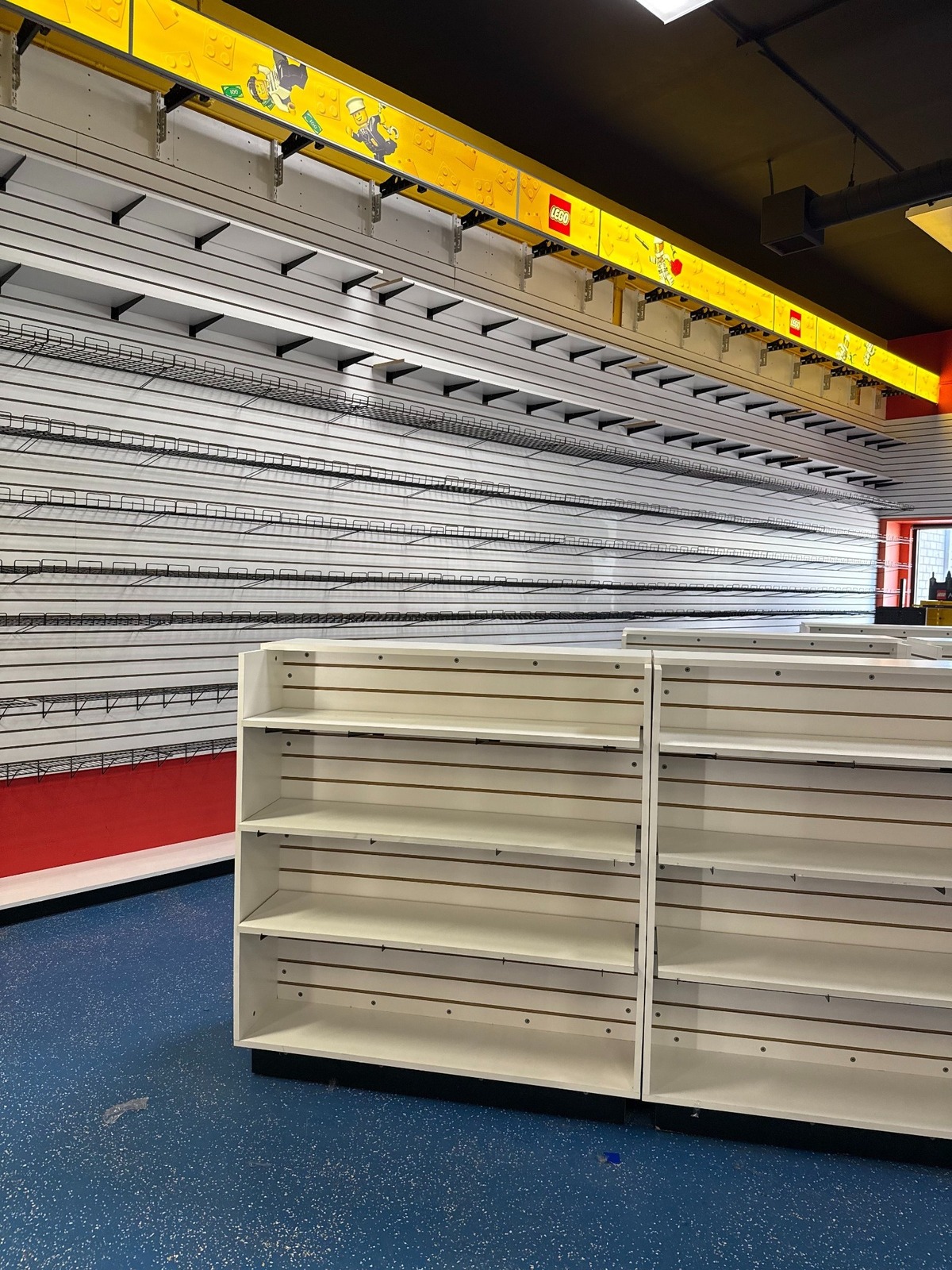 Imagine That Toys is empty following smoke damage from a nearby fire. Shop owner Gwen Ottenberg has ordered all-new inventory and will have the shelves professionally cleaned before using them again.