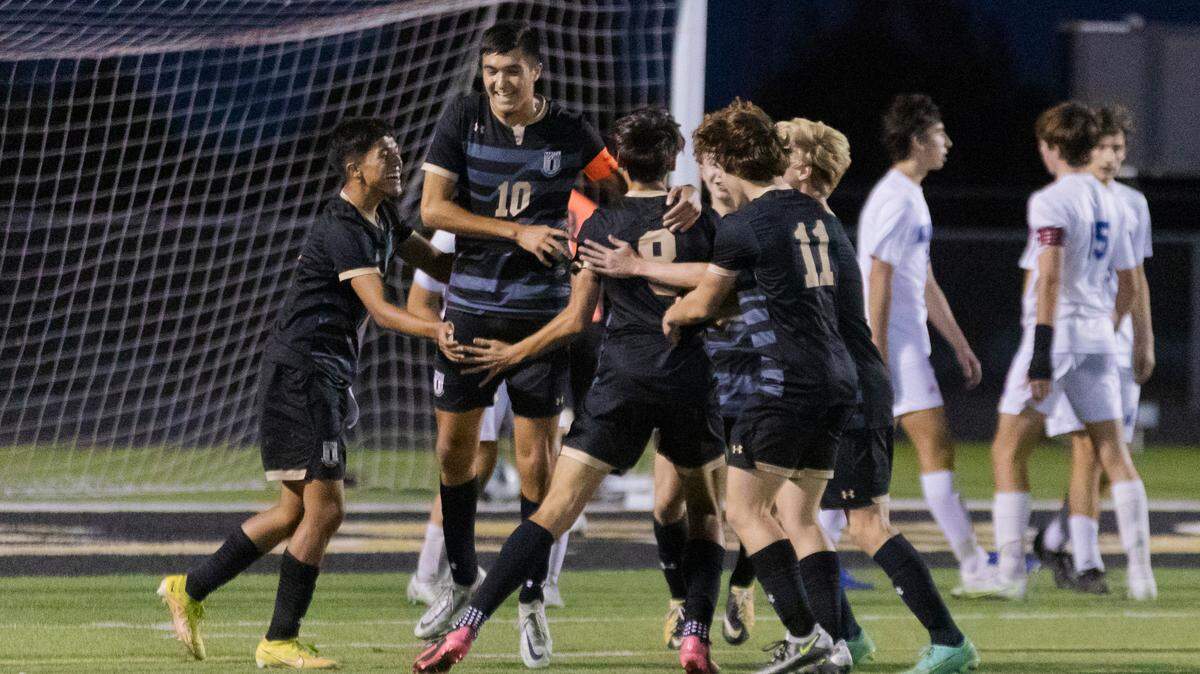 The Maize South boys high school soccer team defeated St. Thomas Aquinas 3-2 on Friday night to advance to Saturday’s Class 5A state championship match in Topeka.