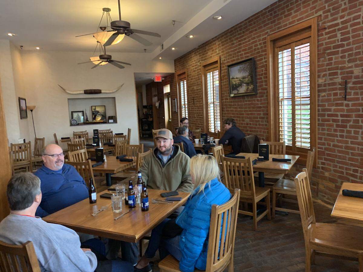 The Grand Grill has seating for 96 inside.