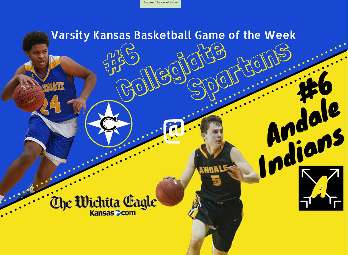 Collegiate, the No. 6 team in Class 3A, will travel to Andale, the sixth-ranked team in 4A, in what could be the first step in deciding the AVCTL IV champion.