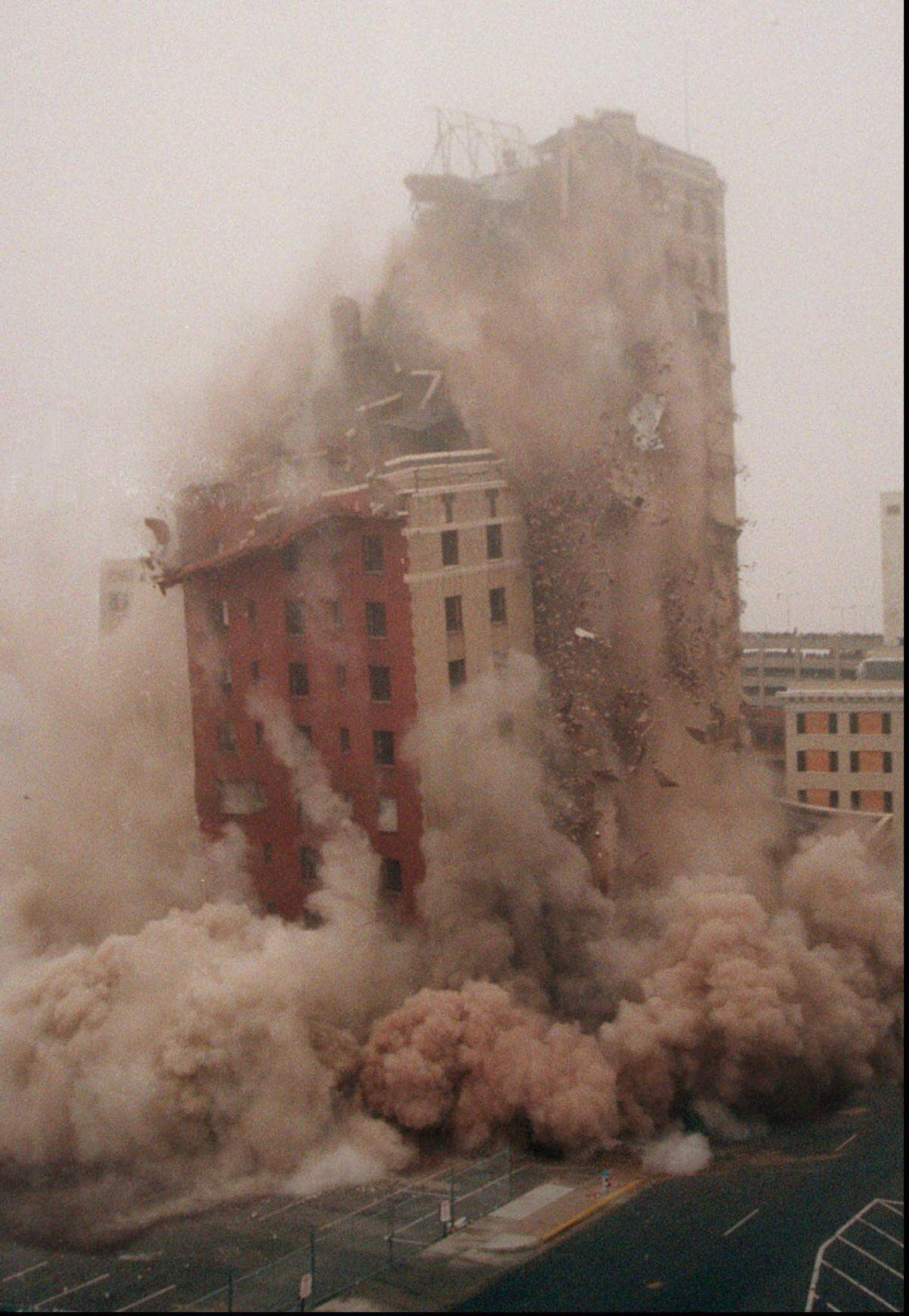 To the dismay of many Wichitans, the Allis Hotel was demolished in 1996.