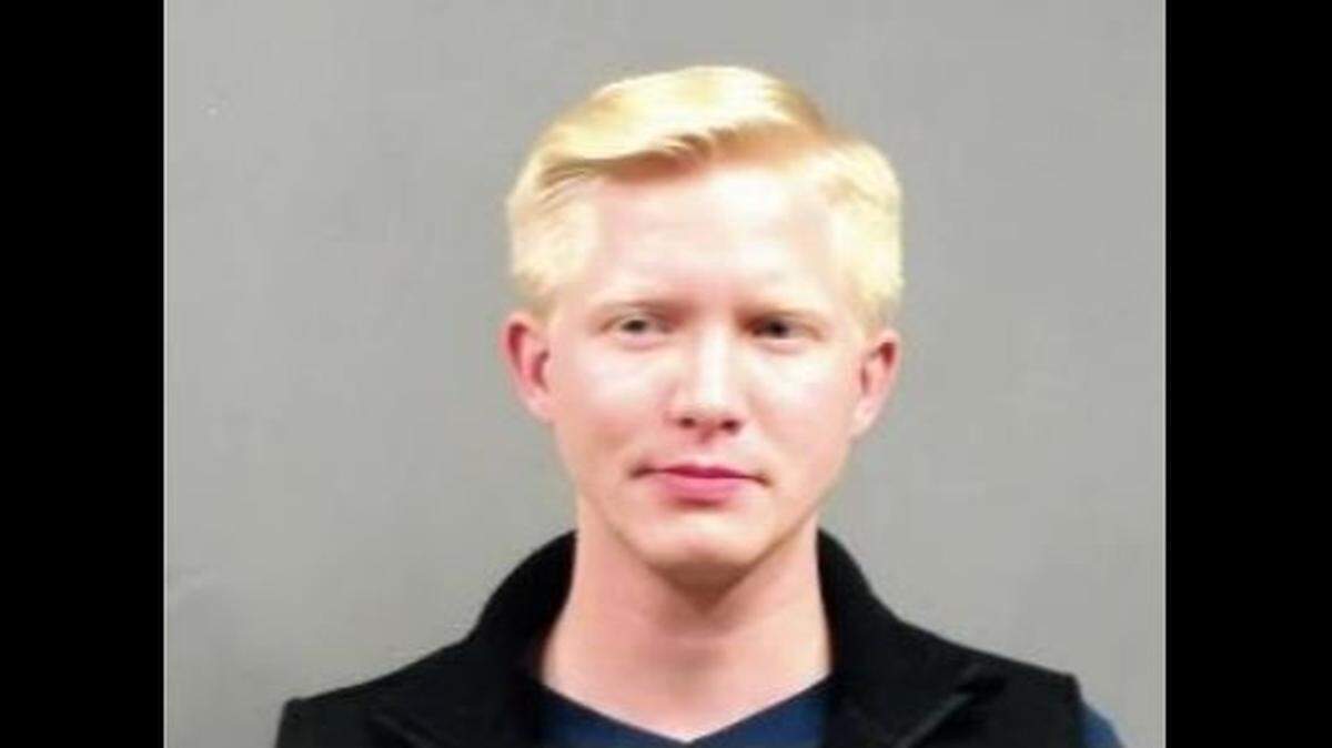 Booking photo of Hunter Larkin following his Nov. 13, 2021, arrest for driving under the influence.