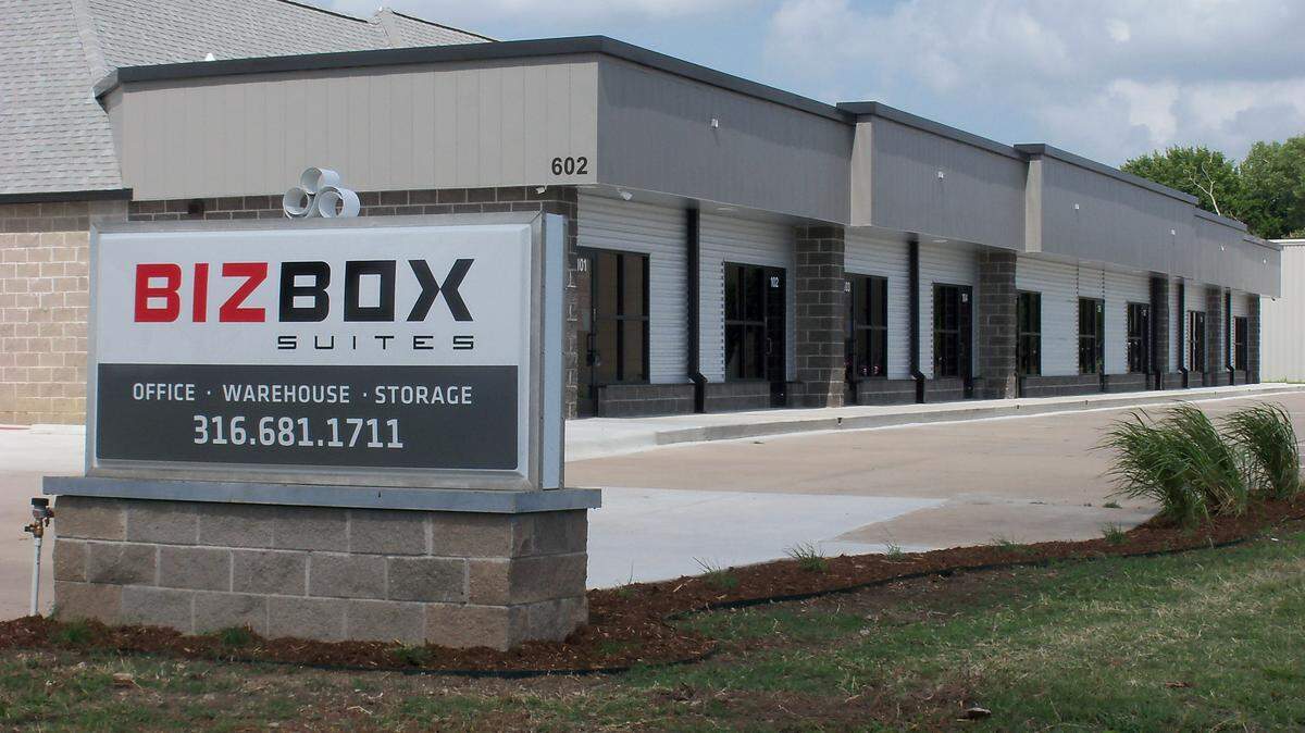 The new BizBox Suites at 602 N. Webb Road is now open and ready for tenants.