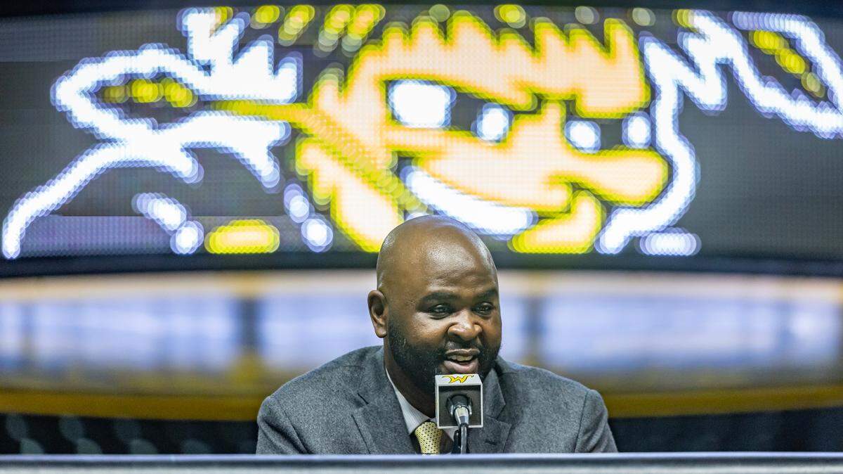 Terry Nooner was introduced as the new women’s basketball coach at WIchita State on Thursday. Nooner was recently an assist on the KU women’s team that recently won the WNIT championship.