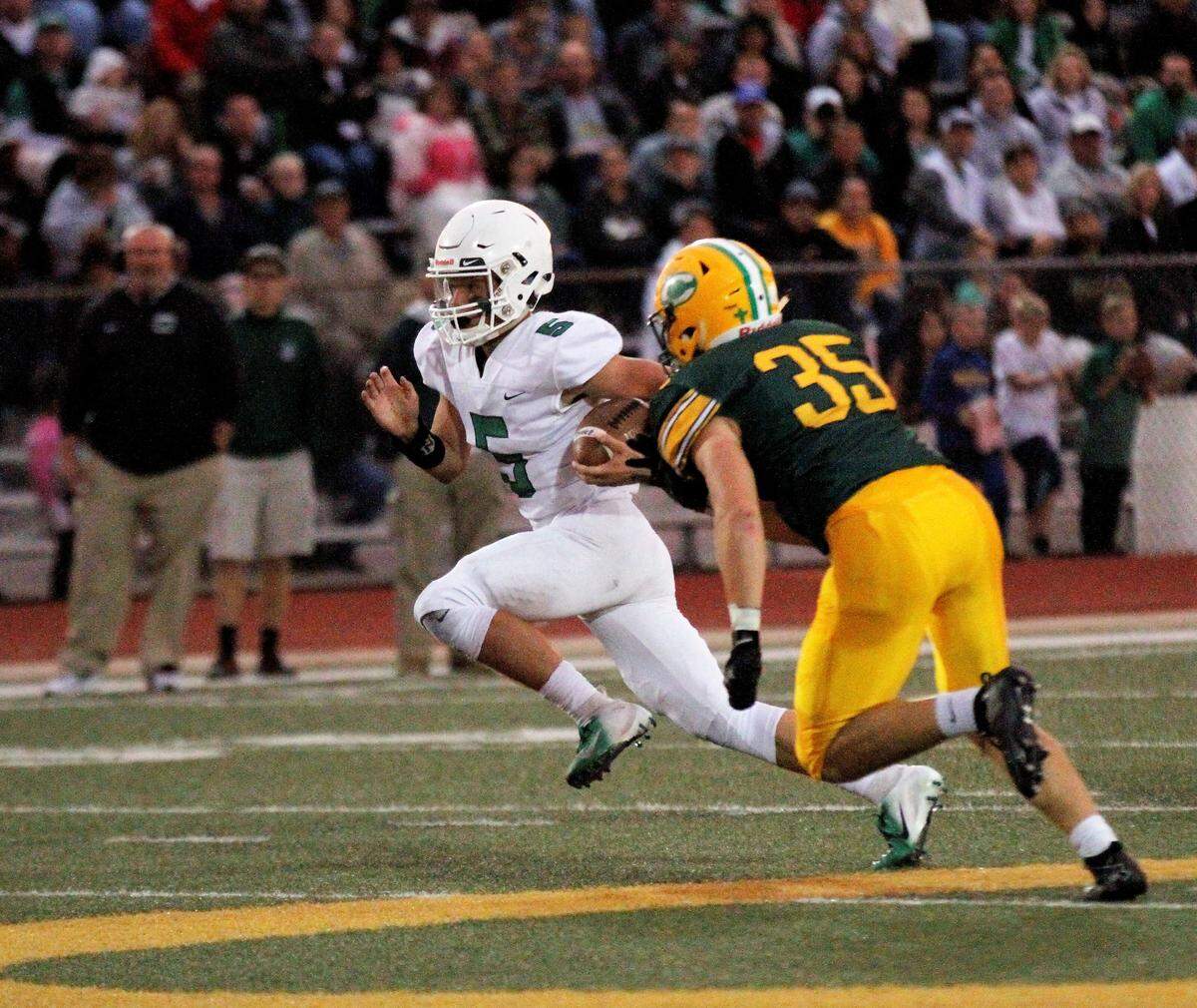 Derby remains No. 1 in Class 6A after a 63-0 road win over Hutchinson in Week 6.