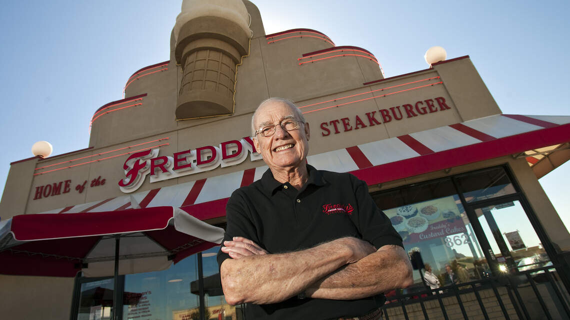 Freddy Simon, namesake of the Wichita-based restaurant chain Freddy’s, has died at age 95