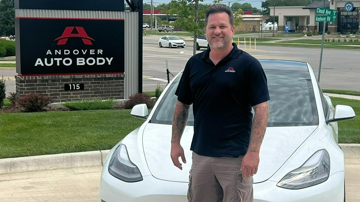 Andover Auto Body is now Tesla certified, which owner Jeff Coykendall said makes it the only one in a 175-radius to have the certification.