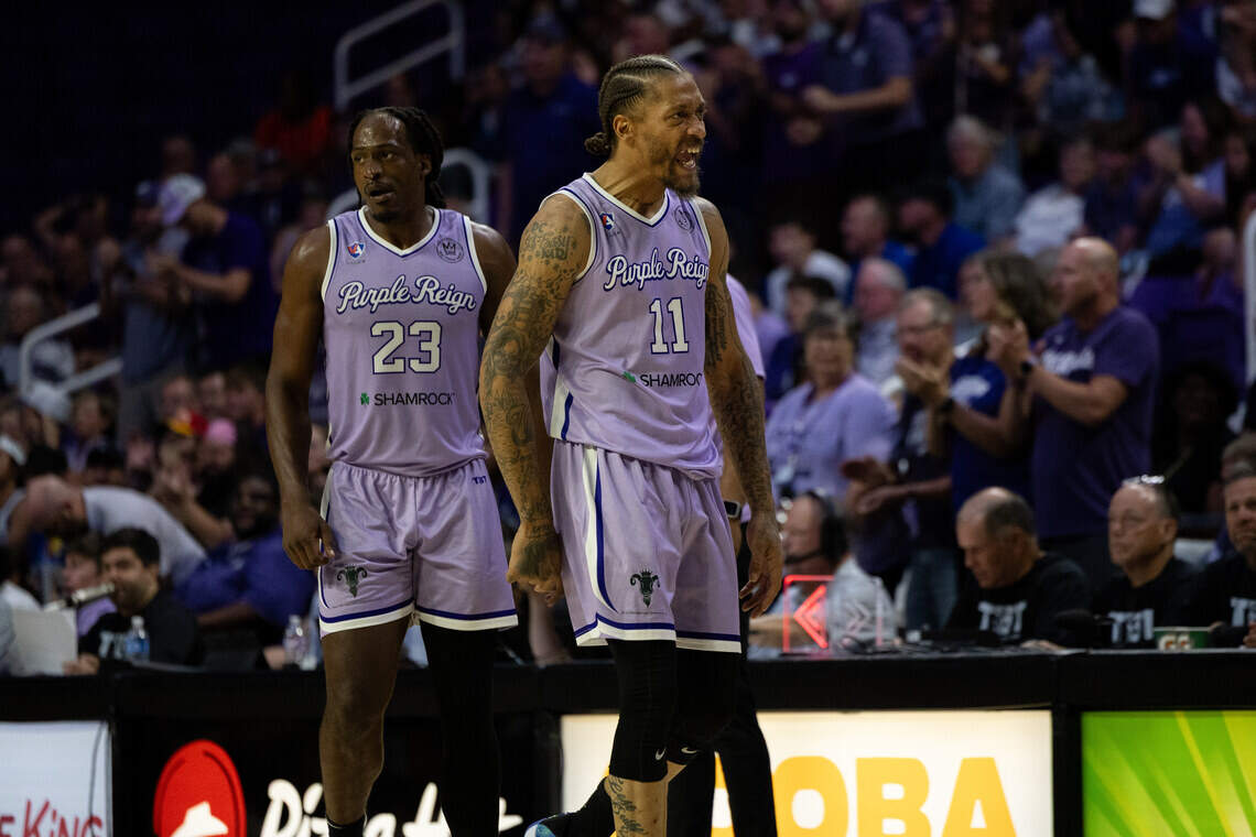 Michael Beasley shines in K-State homecoming as Purple Reign defeats JHX Hoops