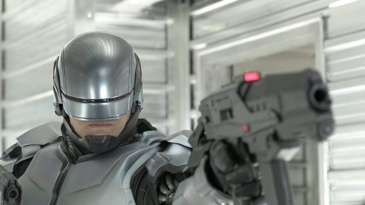 Joel Kinnaman stars in Columbia Pictures’ ”Robocop.”