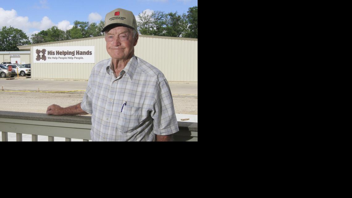 Jim Snodgrass volunteers his time at His Helping Hands. (May 30, 2014) 

