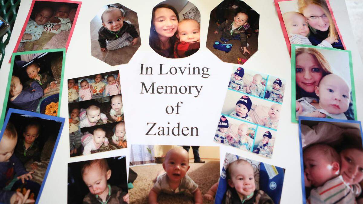 Around 40 people gathered at O.J. Watson Park for a vigil to remember 2-year-old Zaiden Javonovich in May 2019. Patrick Javonovich has pleaded guilty in Zaiden’s death. He also pleaded guilty to abusing his girlfriend’s infant son.