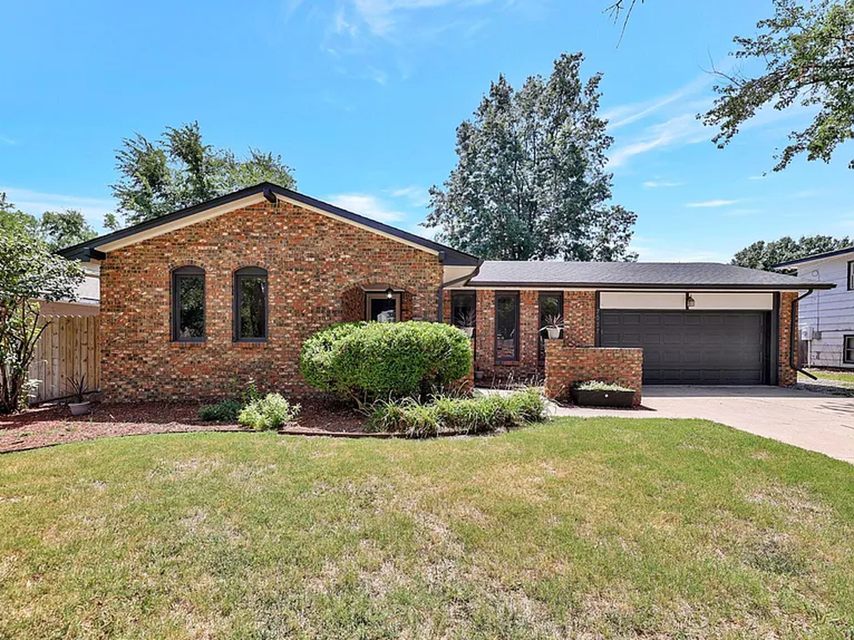 The home at 7037 W. School St. in Wichita, seen here, is listed for $249,900.