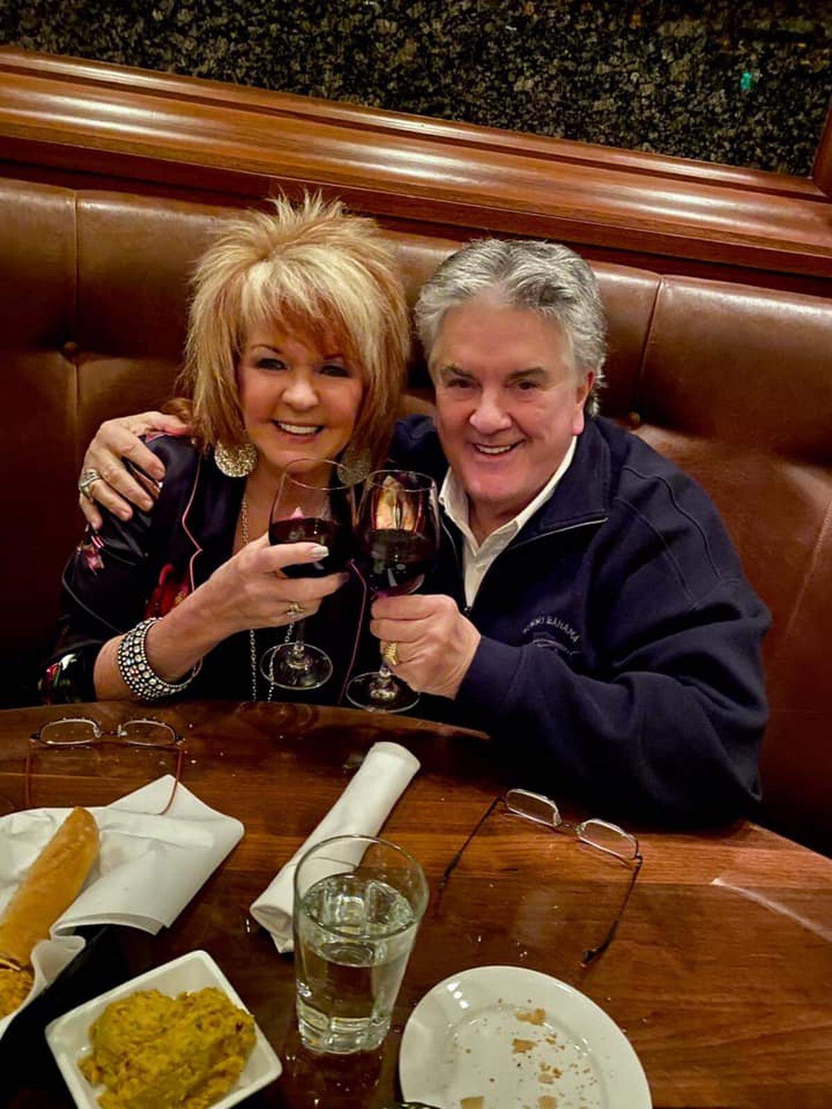 Linda “Fluffy” Hall, left, is pictured with her late husband, Don Hall.
