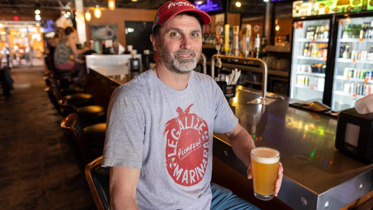 Kurt Schmidt, the owner of Picasso’s Pizzeria, is teaming up with three friends to open a brewery next door to Picasso’s.