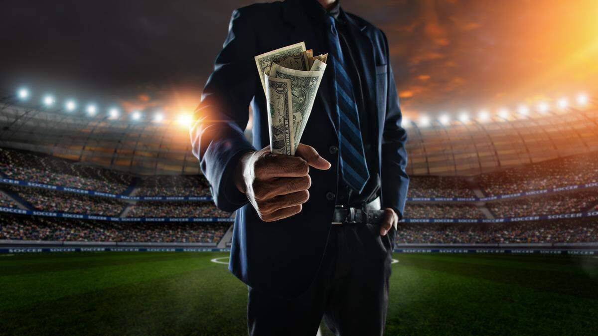 Photo illustration about sports betting.