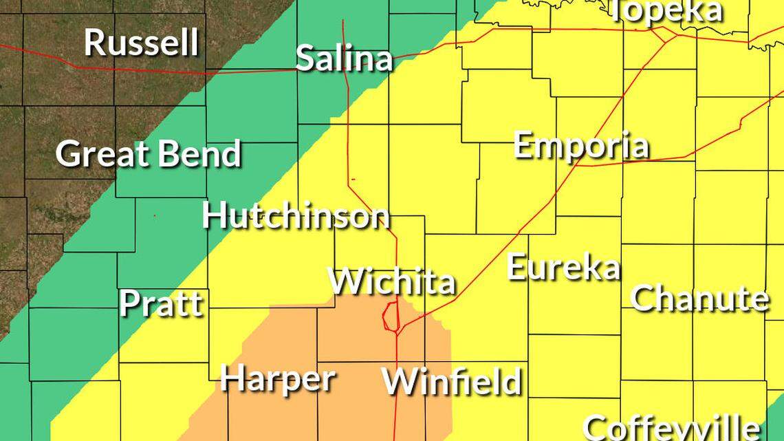 Hail? Heavy rain? Here’s what to expect in south-central Kansas this week