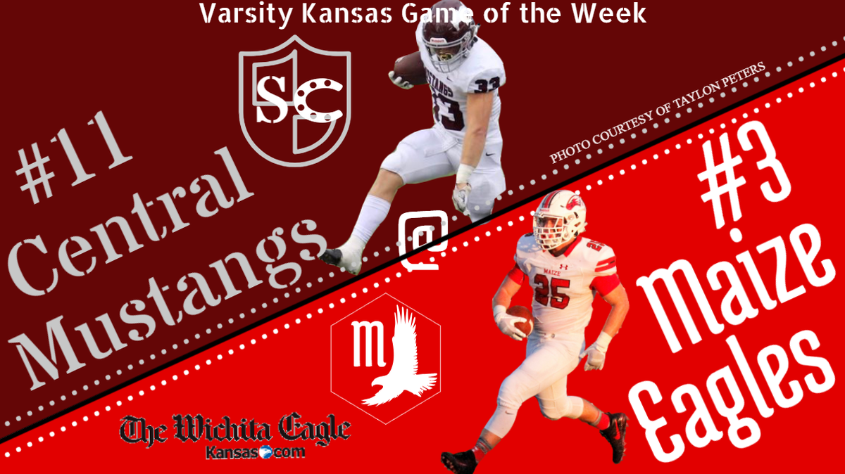 No. 11 Salina Central travels to No. 3 Maize in one of the biggest Week 7 matchups in Kansas as our Varsity Kansas Game of the Week.