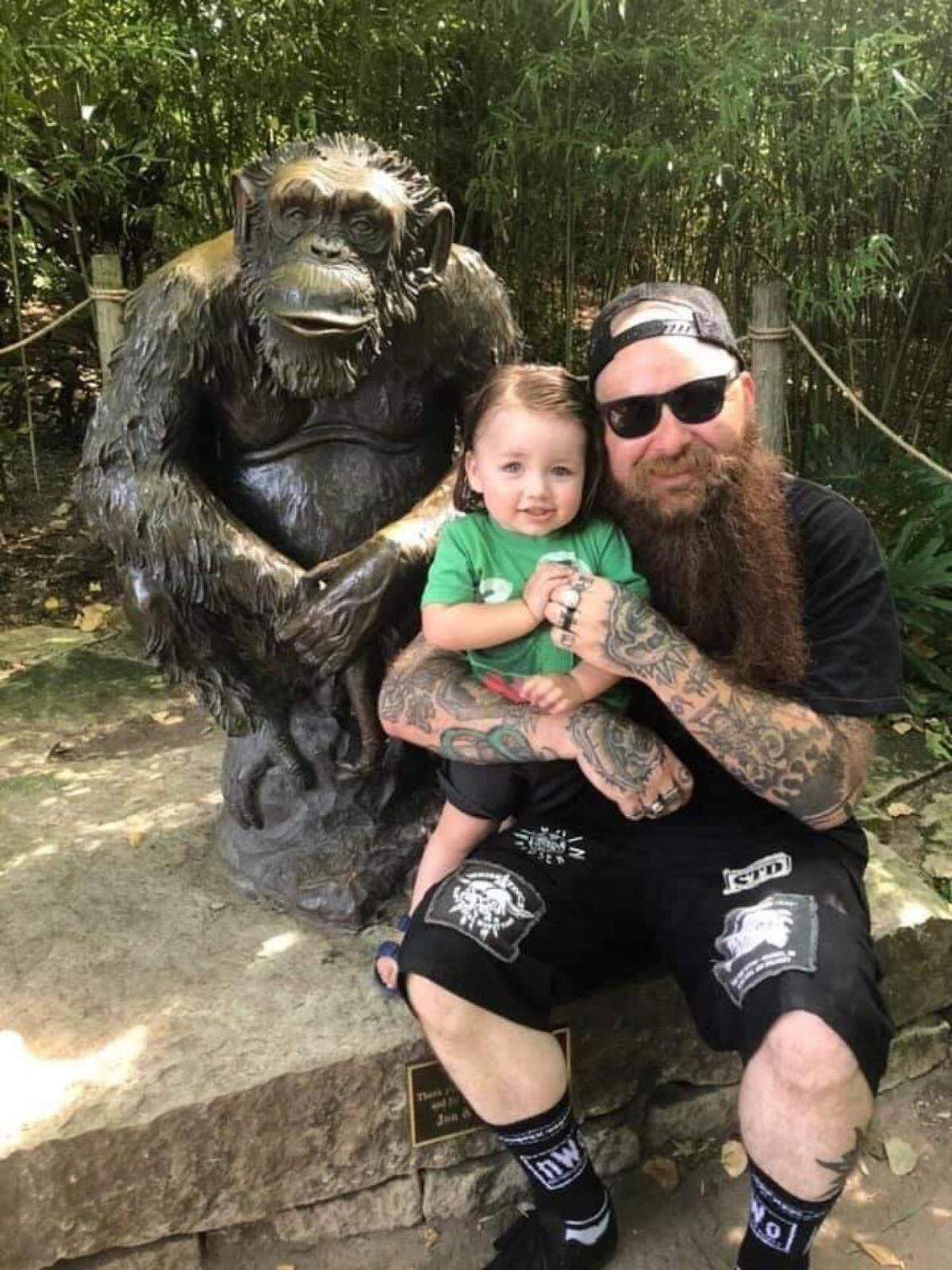 Friends of Kenny Ballinger are putting together a show whose proceeds will go to a trust for his 2-year-old son, Harlan.