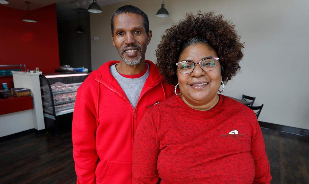 Grace and Mark Daniels own and operate the Wichita Cheesecake Company at Douglas and Rock Island.