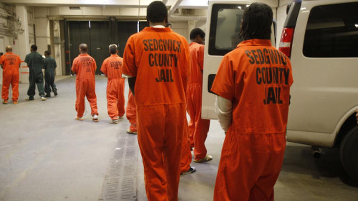 File photo of inmates at the Sedgwick County Jail in Wichita.