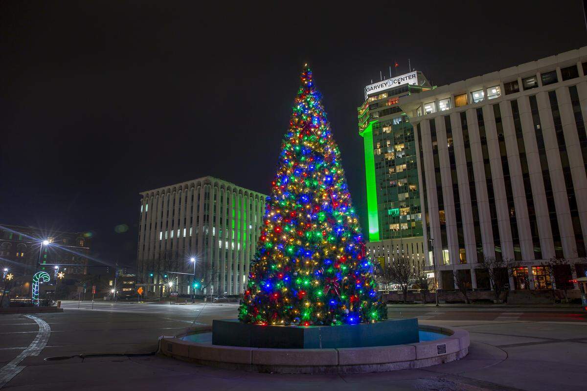 The Christmas display at Century II has an addition this year.