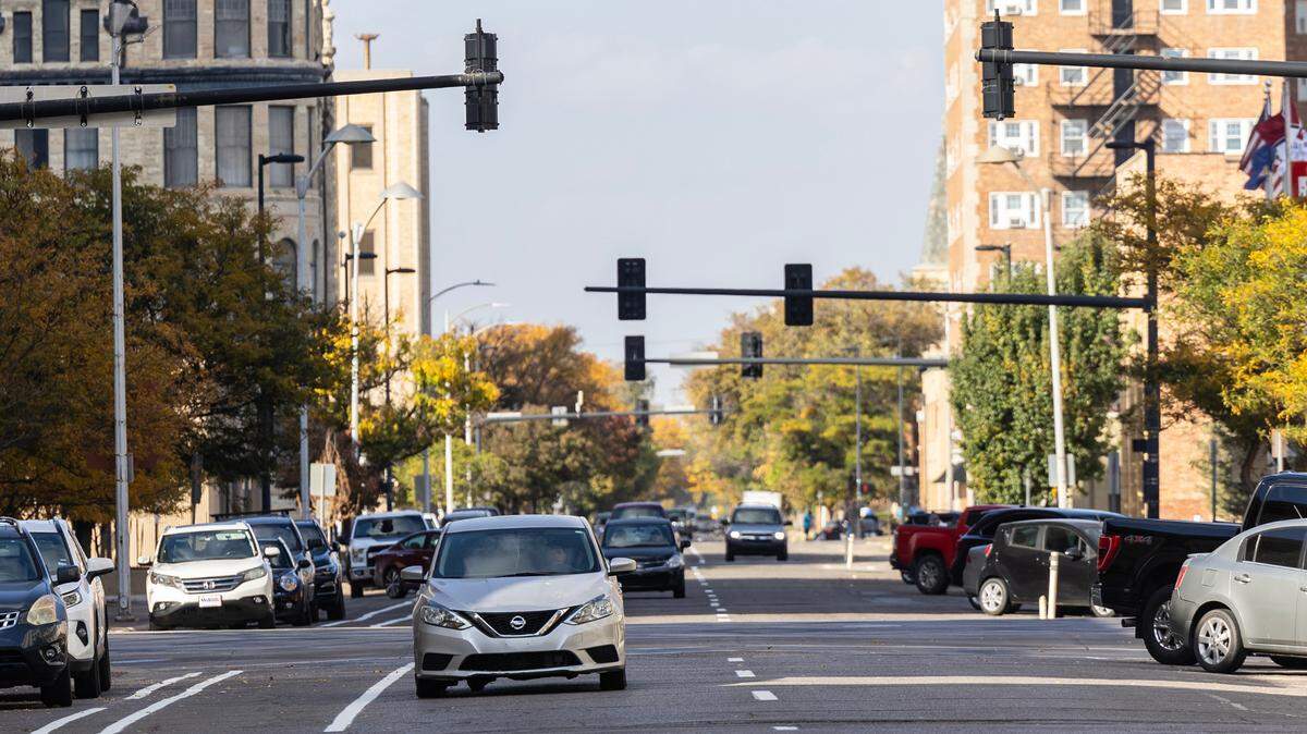 Several downtown streets will be converted from one-way to two-way, including Topeka, which now is one-way southbound.