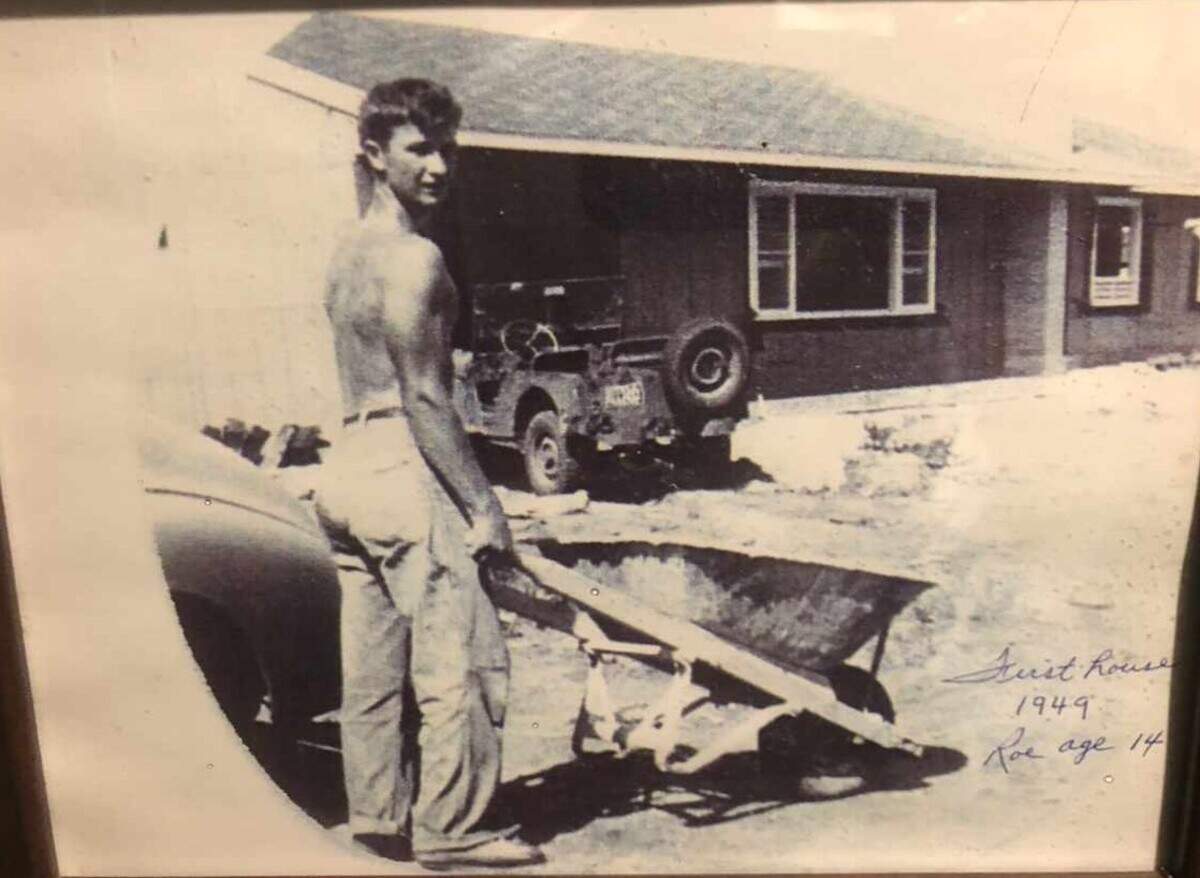 Ronald “Roe” Messner worked on building his first house in 1949 when he was 14 and living in Wichita.
