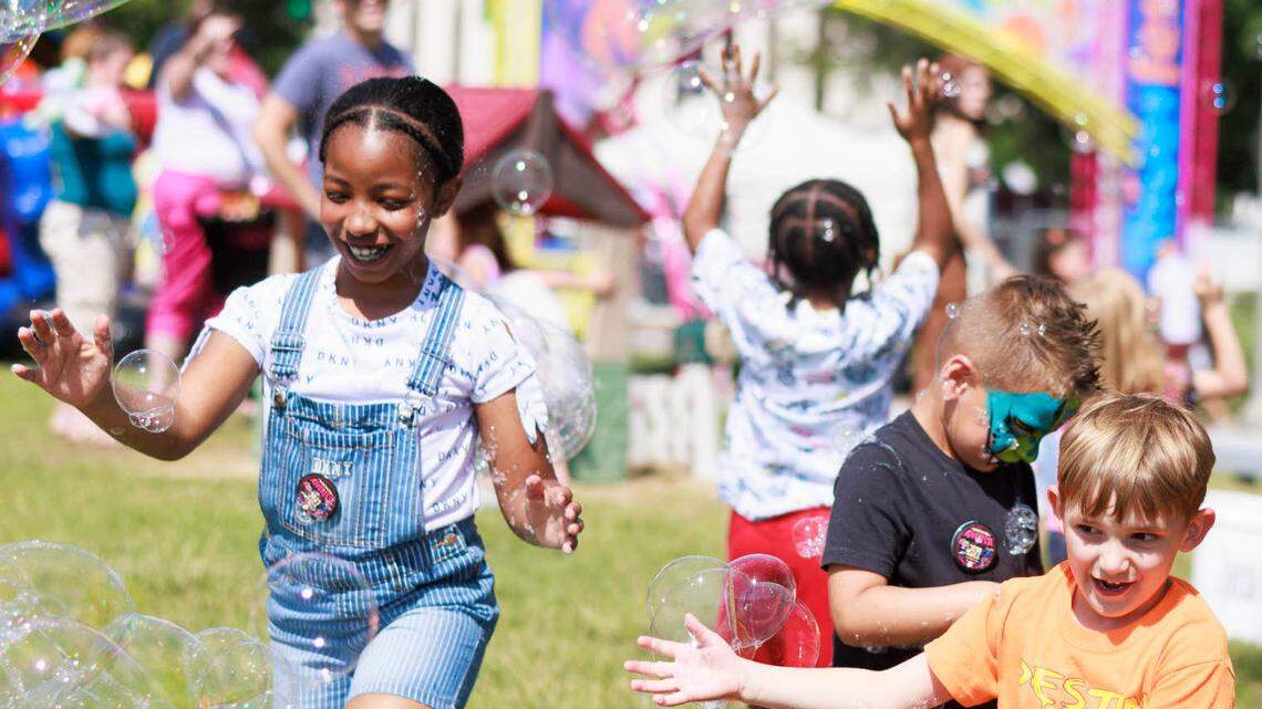 The popular Kids Corner will run daily throughout the Wichita Riverfest at A. Price Woodard Park.