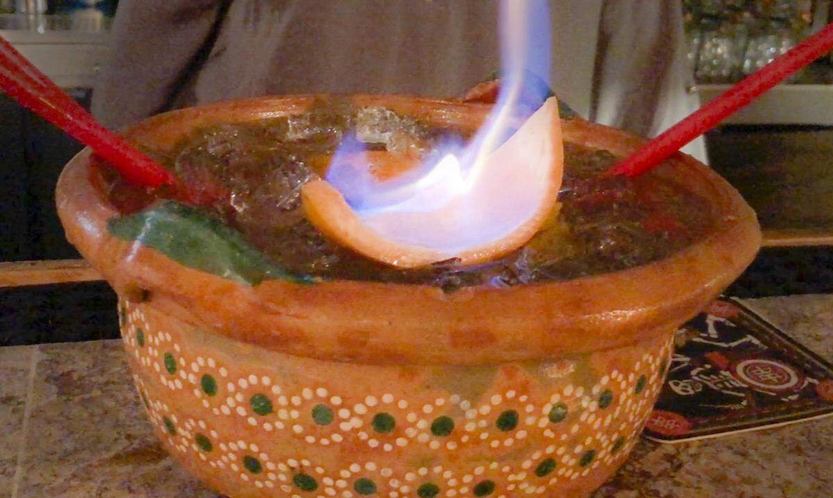 The Flaming Cazuela from Felipe’s