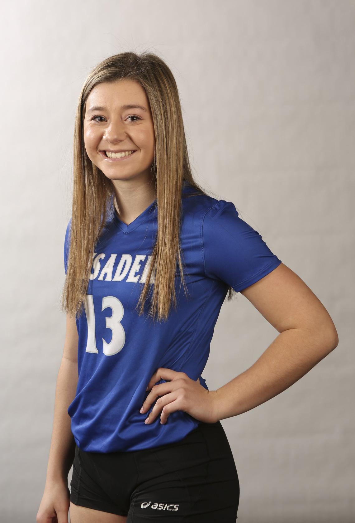 All-Metro volleyball team member, Kapaun’s Ryen Wilkens. (November 19, 2018)