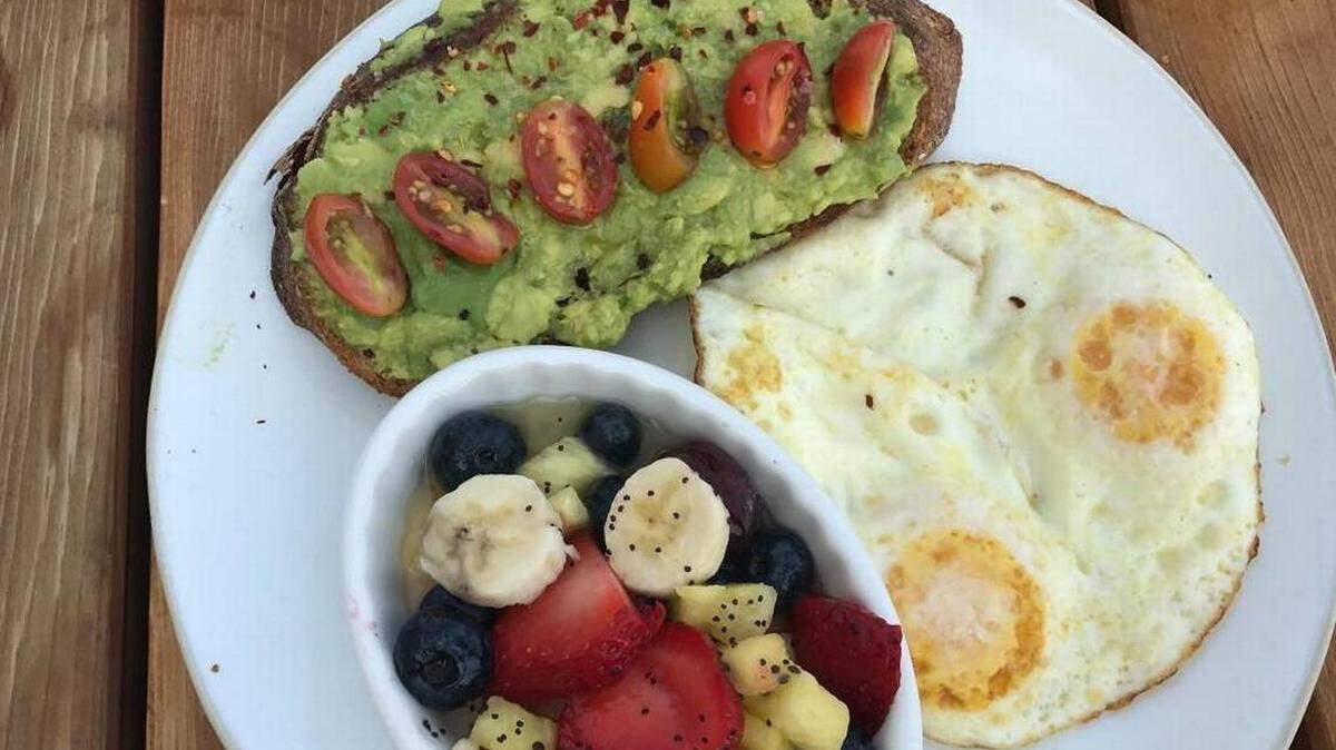 HomeGrown's avocado toast is as pretty as it is delicious.