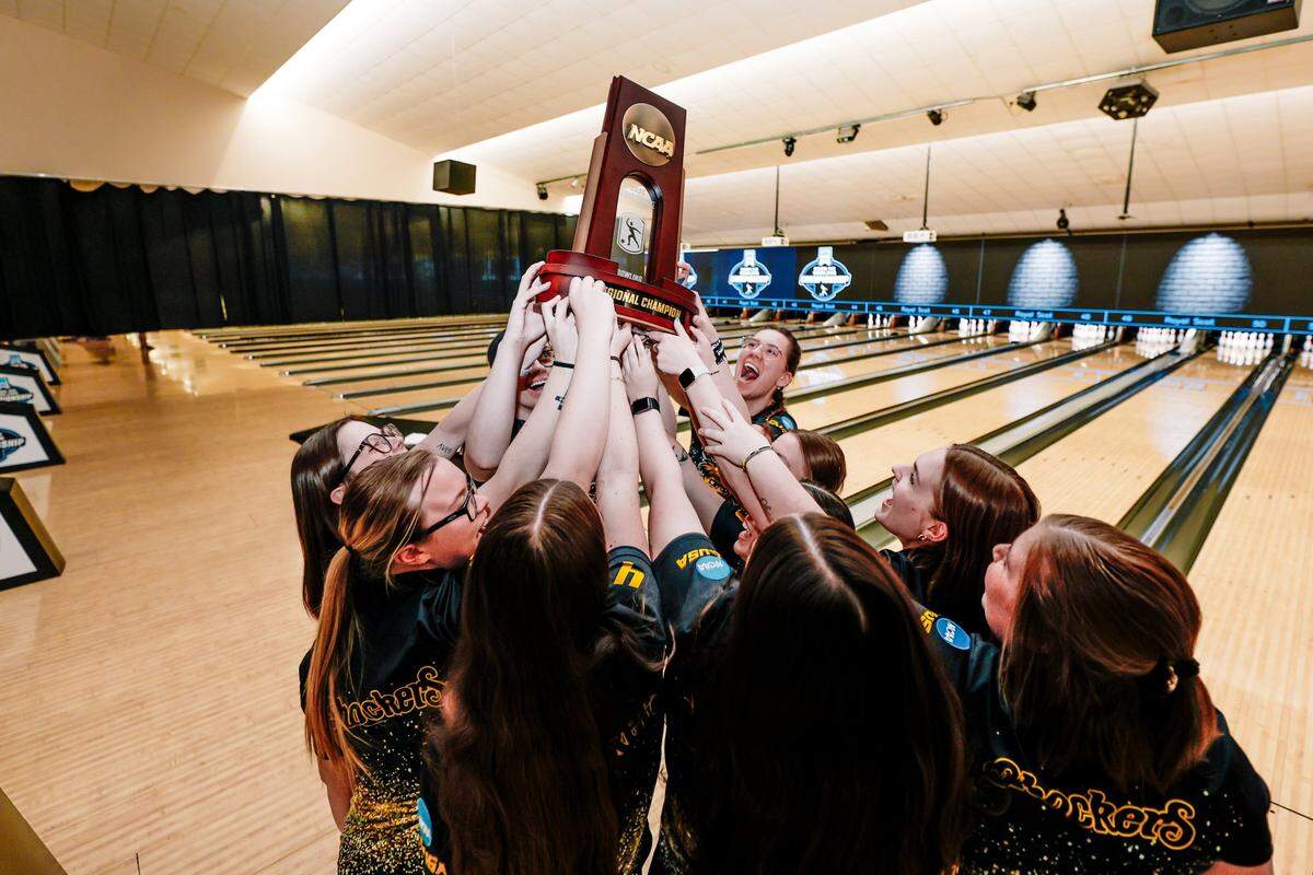 The Wichita State women’s bowling team punched its ticket to the Final Four in its first season as an NCAA-sponsored team.
