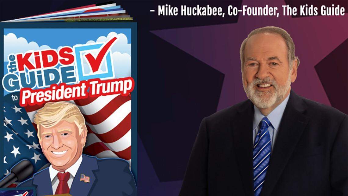 Former Arkansas Gov. Mike Huckabee is fronting for a propaganda children’s book about Donald Trump.