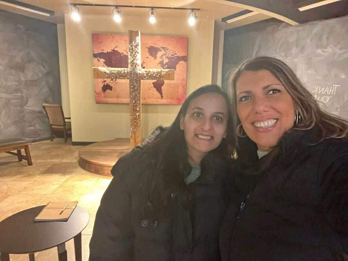 Mariana Christian (left) having a birthday weekend celebration in Tulsa in 2024 with her friend, Stella Maxwell. Christian’s body was found Tuesday in a Wichita park.