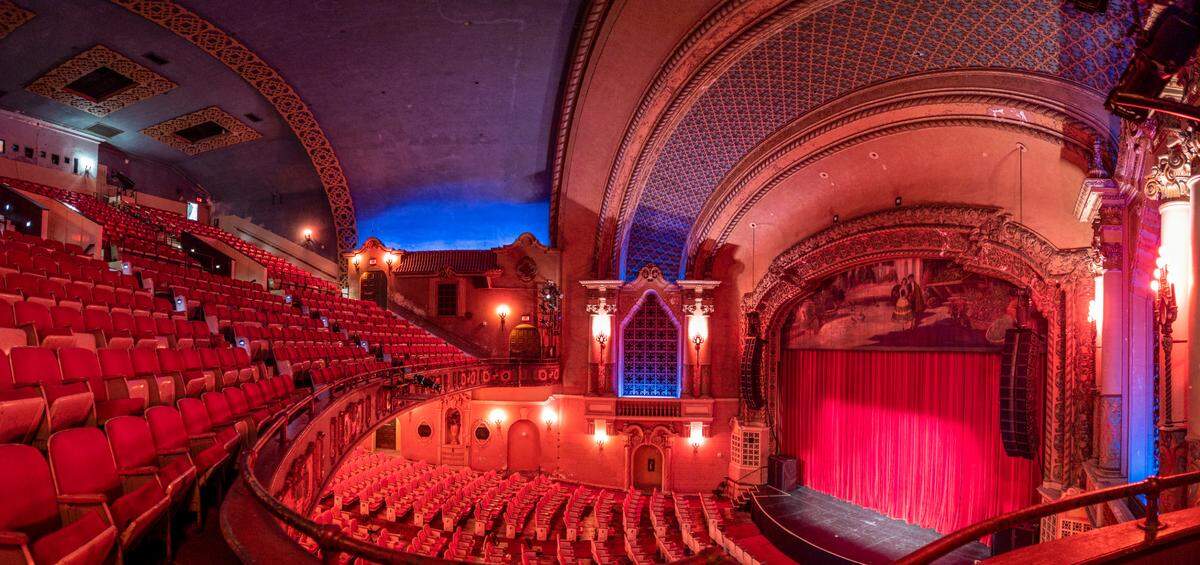 The interior of the Orpheum Theatre today
