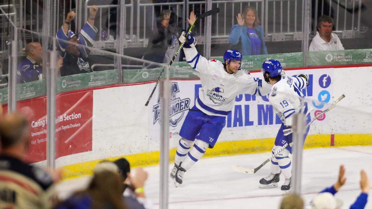 The Wichita Thunder are closing in on capturing the Western Conference championship with only five games left on its schedule.