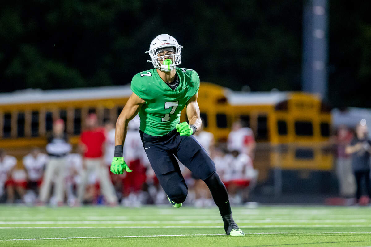 Derby tight end Da’Sahn Brame helped lead the Panthers to another Class 6A regional championship this season. He was selected as a Top 11 player by the Eagle.