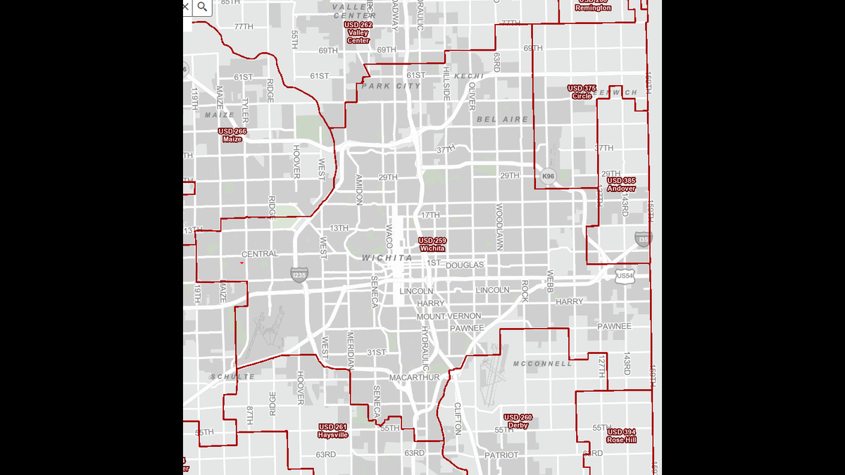Wichita Public Schools district (USD 259) includes most of Wichita and parts of Kechi, Bel Aire and Park City. Voters will decide Feb. 25 whether to approve a 20-year, $450 million bond issue.