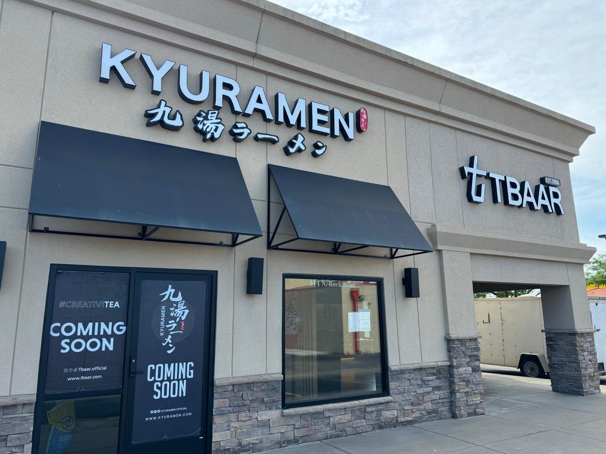 Kyuramen/TBaar will open later this month at 314 N. Rock Road.